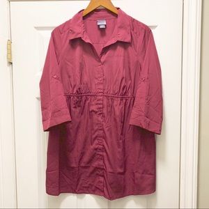 Oh, baby by Motherhood Purple Maternity Blouse